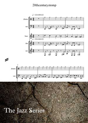 ID18013_20th_Century_Stomp By The Jazz Series with sheet music in PDF score in songnes.com