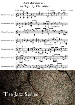 ID18016_Aint_Misbehaving By The Jazz Series with sheet music in PDF score in songnes.com