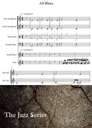 ID18018_All_Blues By The Jazz Series with sheet music in PDF score in songnes.com
