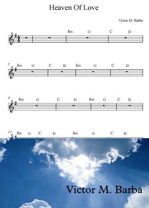 Heaven Of Love With Sheet Music PDF By Victor M. Barba