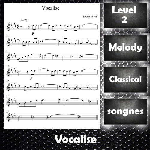 Vocalise By Rachmaninoff