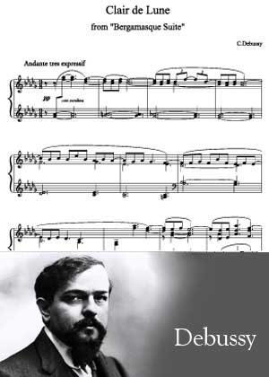 Clair De Lune By Claude Debussy