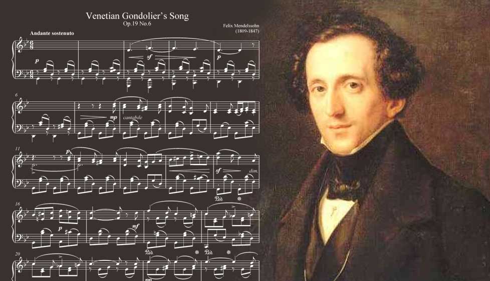 Venetian Gondoliers Song By Felix Mendelssohn