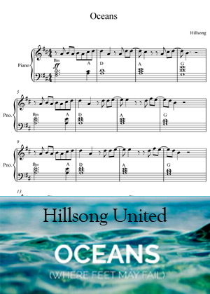 Oceans By Hillsong United