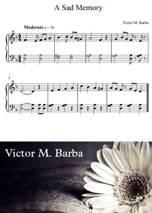 A Sad Song By Victor M. Barba with sheet music in PDF and video tutorial