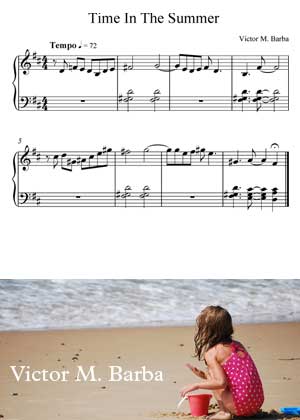 Time In The Summer By Victor M. Barba with sheet music in PDF and video tutorial