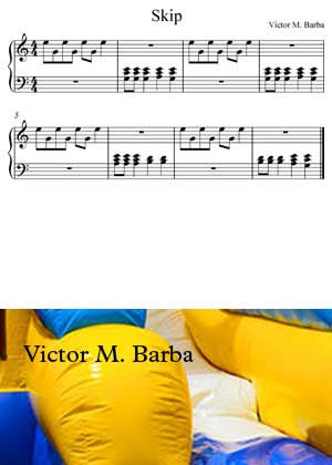 ID64124_Skip By Victor M. Barba las with video tutorial and sheet music in PDF