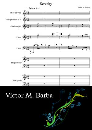 Serenity With Sheet Music PDF By Victor M. Barba
