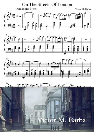 On The Streets Of London By Victor M. Barba with sheet music in PDF