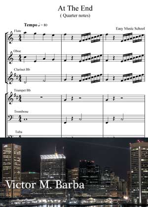 At The End With Sheet Music PDF By Victor M. Barba
