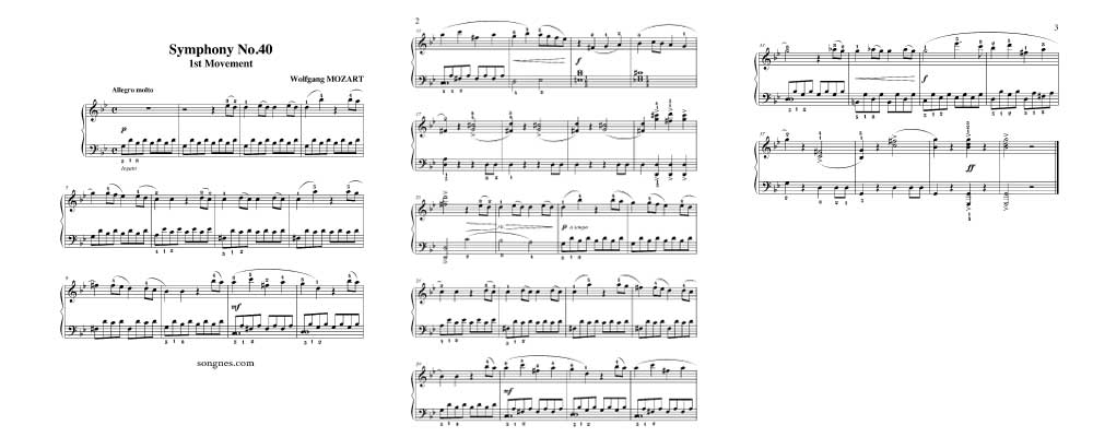 Symphony No. 40 By Wolfgang Amadeus Mozart