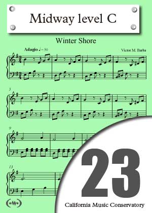 Card for level 1 in songnes.com by the California Music Conservatory