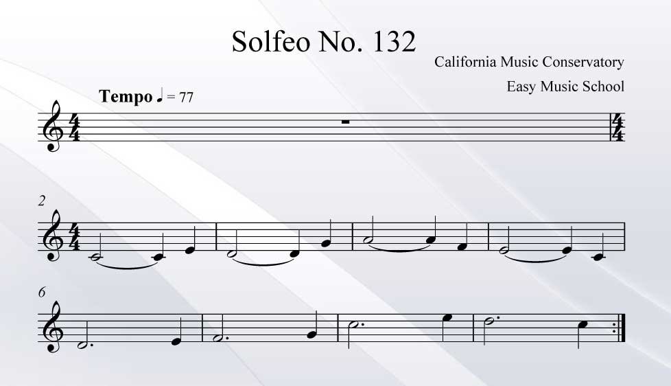 Solfeo No. 132