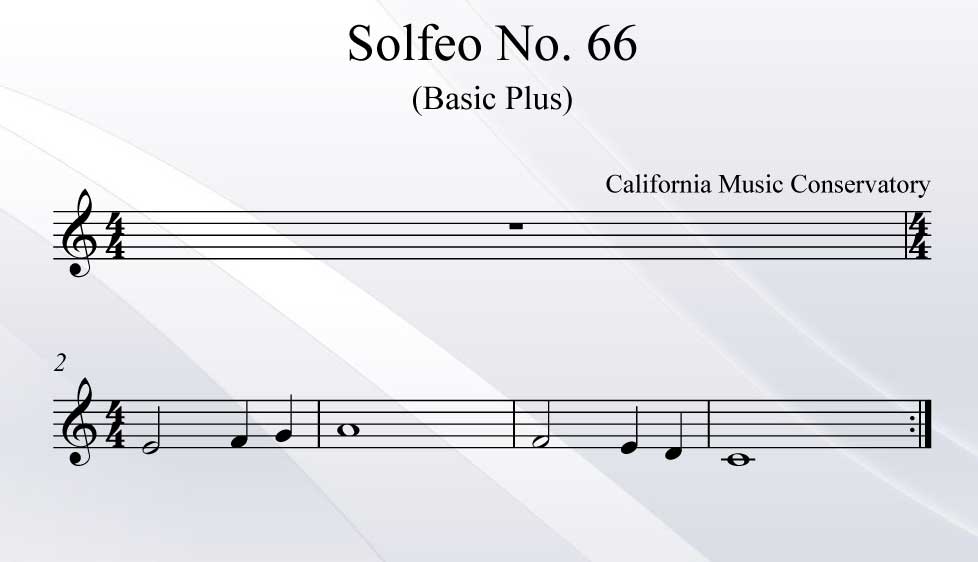 Solfeo No. 66