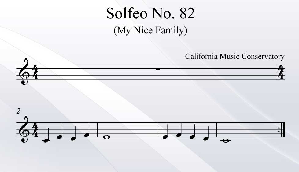 Solfeo No. 82