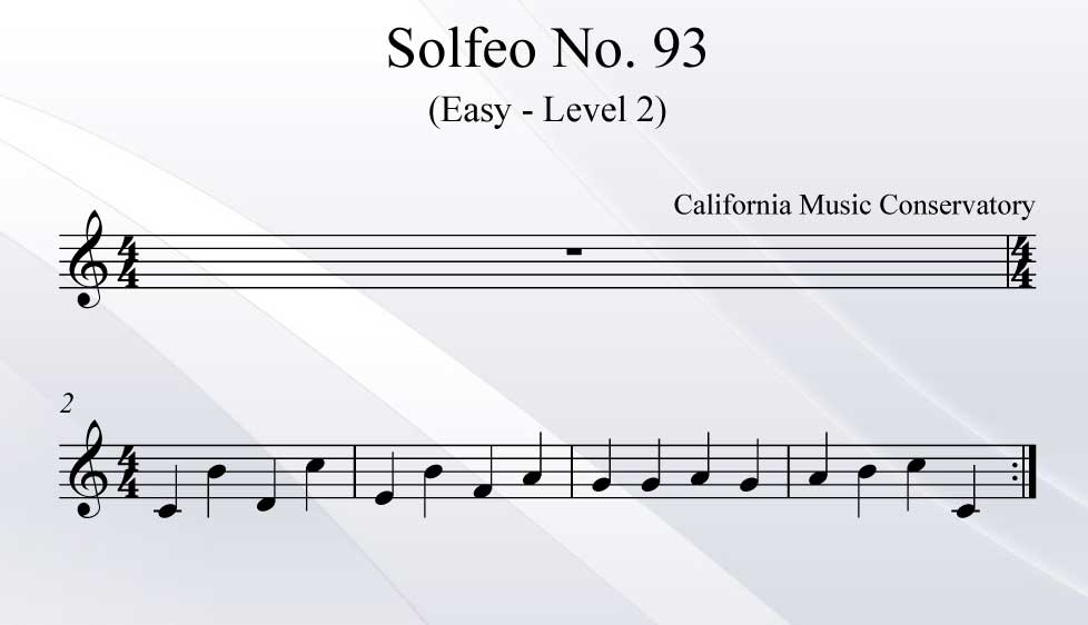 Solfeo No. 93