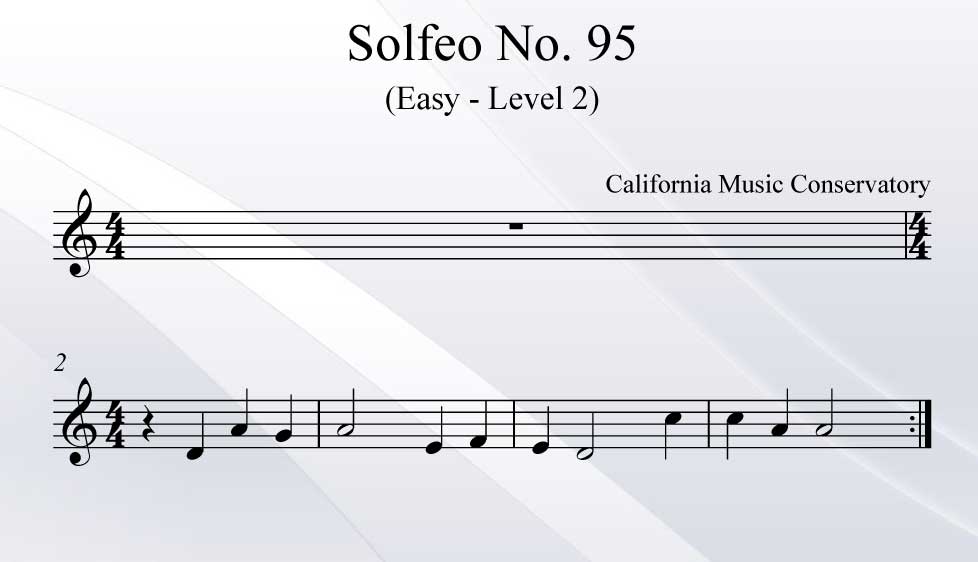 Solfeo No. 95