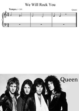 We Will Rock You By Queen